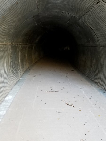 20171017_152943.jpg - Here are the obligatory tunnel pics.  Anyone who comes this way has to take pictures.  This shows the improvements made in 2015.  I liked the charm of the old crumbling tunnel.