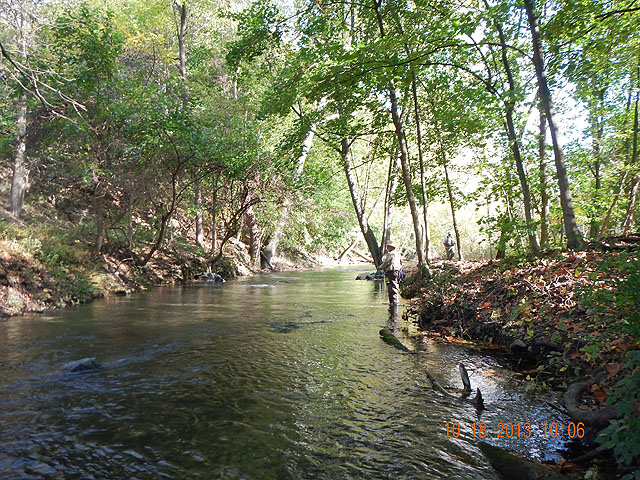DSCN0169.jpg -                                Little tough to see but there is Ed giving it a try on the run.