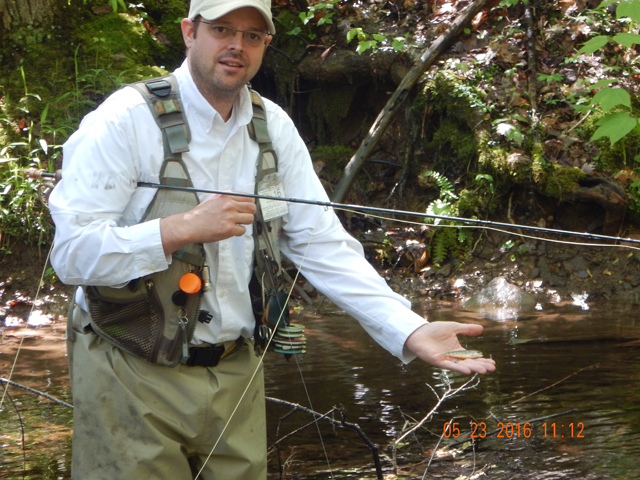 DSCN1334.jpg -                                Yes, he did wet his hand before handling the fish.