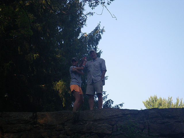 IMGP0266.jpg - Sue and me on Sailorsville Dam
