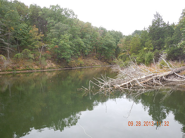 DSCN0137.jpg -                                The lake has depts of over 40 feet with steep bank drop offs.