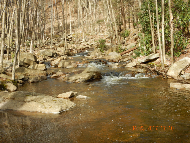 DSCN1924.jpg - Getting toward the end of my day but there are still pools in the distance to fish.                               