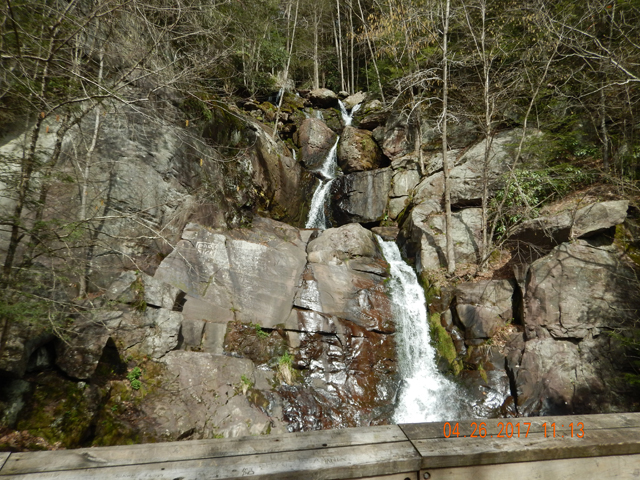 DSCN1932.jpg - Following a disappointing day at Hayes, I headed out on the bike toward Leslie Run.  This is a picture of Butternut Falls on the way.                               