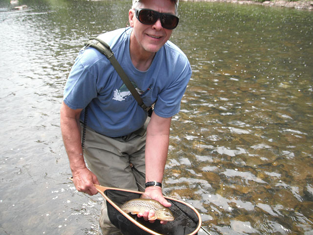 Garybrown2.jpg - Gary on Cross Fork with a Brown
