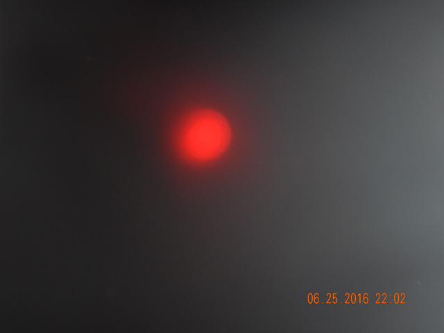 DSCN1506.jpg -                                I tried to take a pic when the truck passed.  Too much smoke!