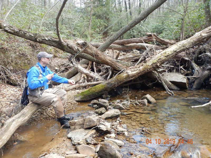 $StoneCabin2020$.jpg - Taking it easy...not every spot was tough to fish.