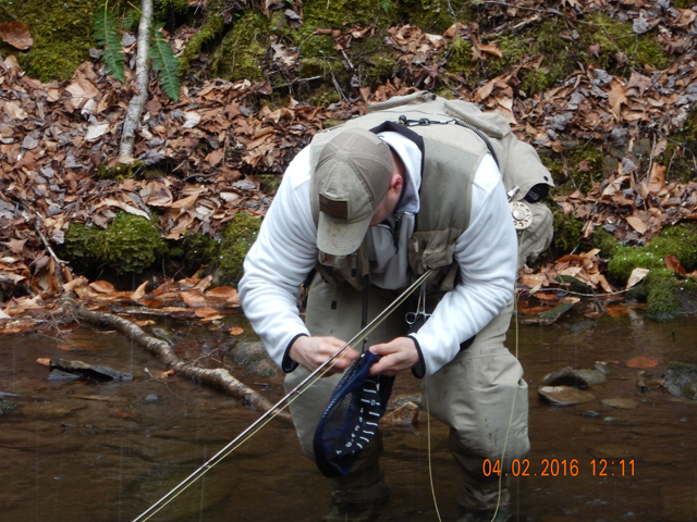 DSCN0993.jpg -                                Dave struggling to release a monster.